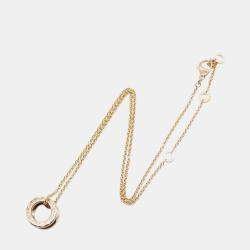 Pre Owned Bvlgari B.Zero1 18K Rose Gold, Ceramic Necklace