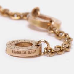 Pre Owned Bvlgari B.Zero1 18K Rose Gold Pendant Necklace