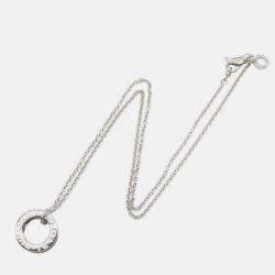 Pre Owned Bvlgari B.Zero118K White Gold Necklace