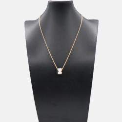 مملوكة مسبقًا Bvlgari B.Zero1 18K Rose Gold and Ceramic Pendant Necklace