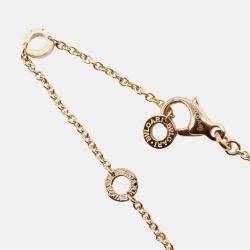 Pre Owned Bvlgari B.Zero1 18K Rose Gold and Ceramic Pendant Necklace