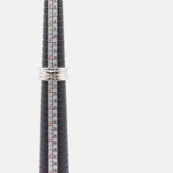 Pre Owned خاتم بلغاري بي زيرو 1 ذهب أبيض 18 قيراط مقاس 55