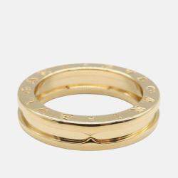 Pre Owned Bvlgari B.Zero1 1-Band 18K Yellow Gold Ring EU 50