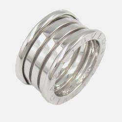 Pre Owned Bvlgari B.Zero118K White Gold Ring EU 50