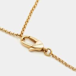 Pre Owned Bvlgari Bvlgari Mother of Pearl 18k Rose Gold Bracelet SM