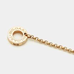 Pre Owned Bvlgari Bvlgari Mother of Pearl 18k Rose Gold Bracelet SM