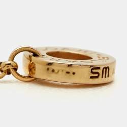 Pre Owned Bvlgari Bvlgari Mother of Pearl 18k Rose Gold Bracelet SM