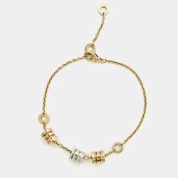 Pre Owned Bvlgari B.zero1 18K Three Tone Gold Bracelet