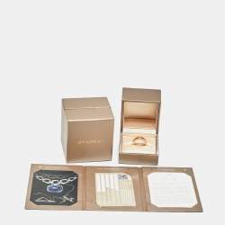 Pre Owned Bvlgari B.Zero1 1-Band 18k Rose Gold Ring Size 52