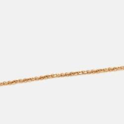 Pre Owned Bvlgari Divas' Dream Diamonds 18k Rose Gold Necklace
