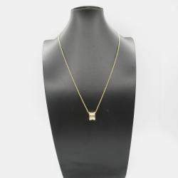 Pre Owned Bvlgari B.zero1 18K Yellow Gold Pendant Necklace