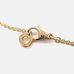 Pre Owned Bvlgari B.zero1 18K Yellow, Rose, and White Gold Pendant Necklace