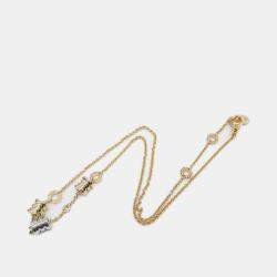 Pre Owned Bvlgari B.zero1 18K Yellow, Rose, and White Gold Pendant Necklace