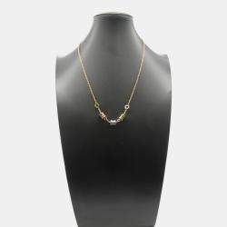 Pre Owned Bvlgari B.zero1 18K Yellow, Rose, and White Gold Pendant Necklace