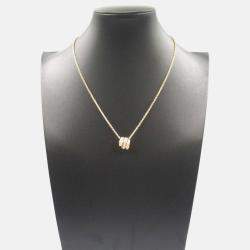 Pre Owned Bvlgari Serpenti Viper Diamond 18K Rose Gold Pendant Necklace