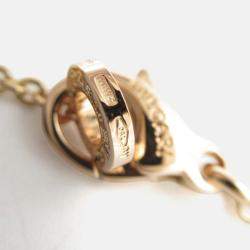 Pre Owned Bvlgari B.zero1 18K White and Rose Gold Pendant Necklace