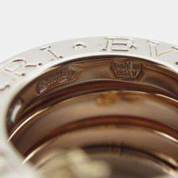 Pre Owned Bvlgari B.zero1 18K White and Rose Gold Pendant Necklace