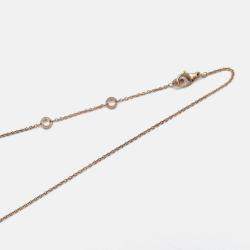Pre Owned Bvlgari B.zero1 18K Rose and White Gold Necklace