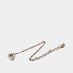 Pre Owned Bvlgari B.zero1 18K Rose and White Gold Necklace