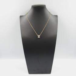 Pre Owned Bvlgari B.zero1 18K Rose and White Gold Necklace