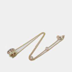 Pre Owned Bvlgari B.zero1 18K Yellow, Rose, and White Gold Necklace