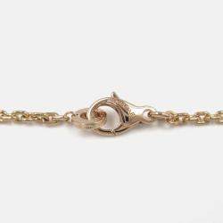 Pre Owned Bvlgari B.zero1 18K Rose Gold and Black Ceramic Pendant Necklace