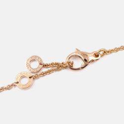 Pre Owned Bvlgari B.zero1 Legend 18K Rose Gold Pendant Necklace