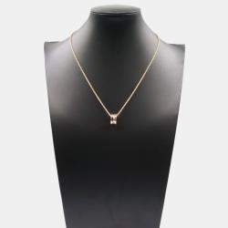 Pre Owned Bvlgari B.zero1 Legend 18K Rose Gold Pendant Necklace