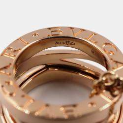 Pre Owned Bvlgari B.zero1 Legend 18K Rose Gold Pendant Necklace