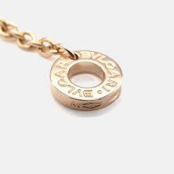 Pre Owned Bvlgari B.zero1 Perfect Mistake 18K Rose and White Gold Necklace