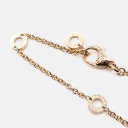 Pre Owned Bvlgari B.zero1 Perfect Mistake 18K Rose and White Gold Necklace