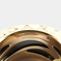 Pre Owned Bvlgari B.zero1 Design Legend 18K Rose Gold and Black Ceramic Pendant Necklace