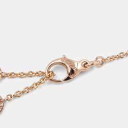 Pre Owned Bvlgari B.zero1 Design Legend 18K Rose Gold Pendant Necklace