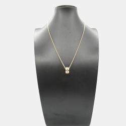 Pre Owned Bvlgari Parentesi 18K Rose Gold Pendant Necklace