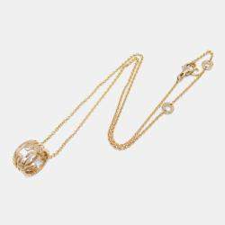 Pre Owned Bvlgari Parentesi 18K Rose Gold Pendant Necklace