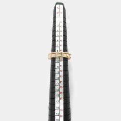 Pre Owned Bvlgari B.Zero1 18K Rose Gold Band Ring EU 49