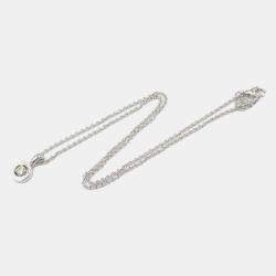 Pre Owned Bvlgari Bvlgari Bvlgari 18K White Gold and Diamond Pendant Necklace