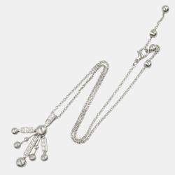 Pre Owned Bvlgari Astrale Fireworks 18K White Gold and Diamond Pendant Necklace