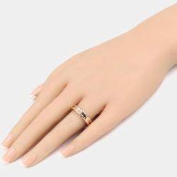 Pre Owned Bvlgari B.Zero1 18K Rose Gold Band Ring EU 52