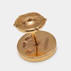 Pre Owned Bvlgari Bvlgari Bvlgari Mother of Pearl 18k Rose Gold Earrings