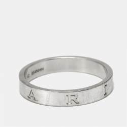 Pre Owned Bvlgari BZero1 18k White Gold Ring Size 62