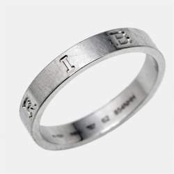 Pre Owned Bvlgari BZero1 18k White Gold Ring Size 62