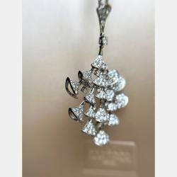 مملوكة مسبقًا Bulgari High Jewelry Fan Pendant Necklace White Gold Full Diamond