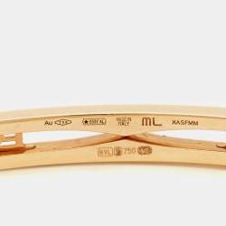 مملوكة مسبقًا Bvlgari B.Zero1 18k Rose Gold Bracelet ML