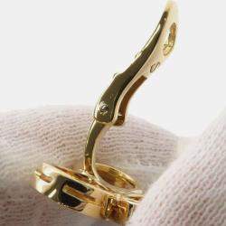 مملوكة مسبقًا Bvlgari 18K Yellow Gold Onyx Bvlgari Clip On Earrings