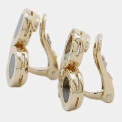 مملوكة مسبقًا Bvlgari 18K Yellow Gold Onyx Bvlgari Clip On Earrings