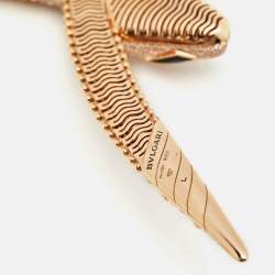 مملوكة مسبقًا Bvlgari Serpenti Diamonds Onyx 18k Rose Gold Necklace