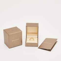 مملوكة مسبقًا Bvlgari Serpenti Viper 18K Rose Gold Band Ring Size 56