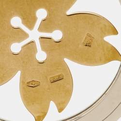 Pre Owned دلاية بلغاري توندو ساكورا فلاور ستانلس ستيل و ذهب أصفر عيار 18