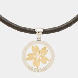 Pre Owned دلاية بلغاري توندو ساكورا فلاور ستانلس ستيل و ذهب أصفر عيار 18